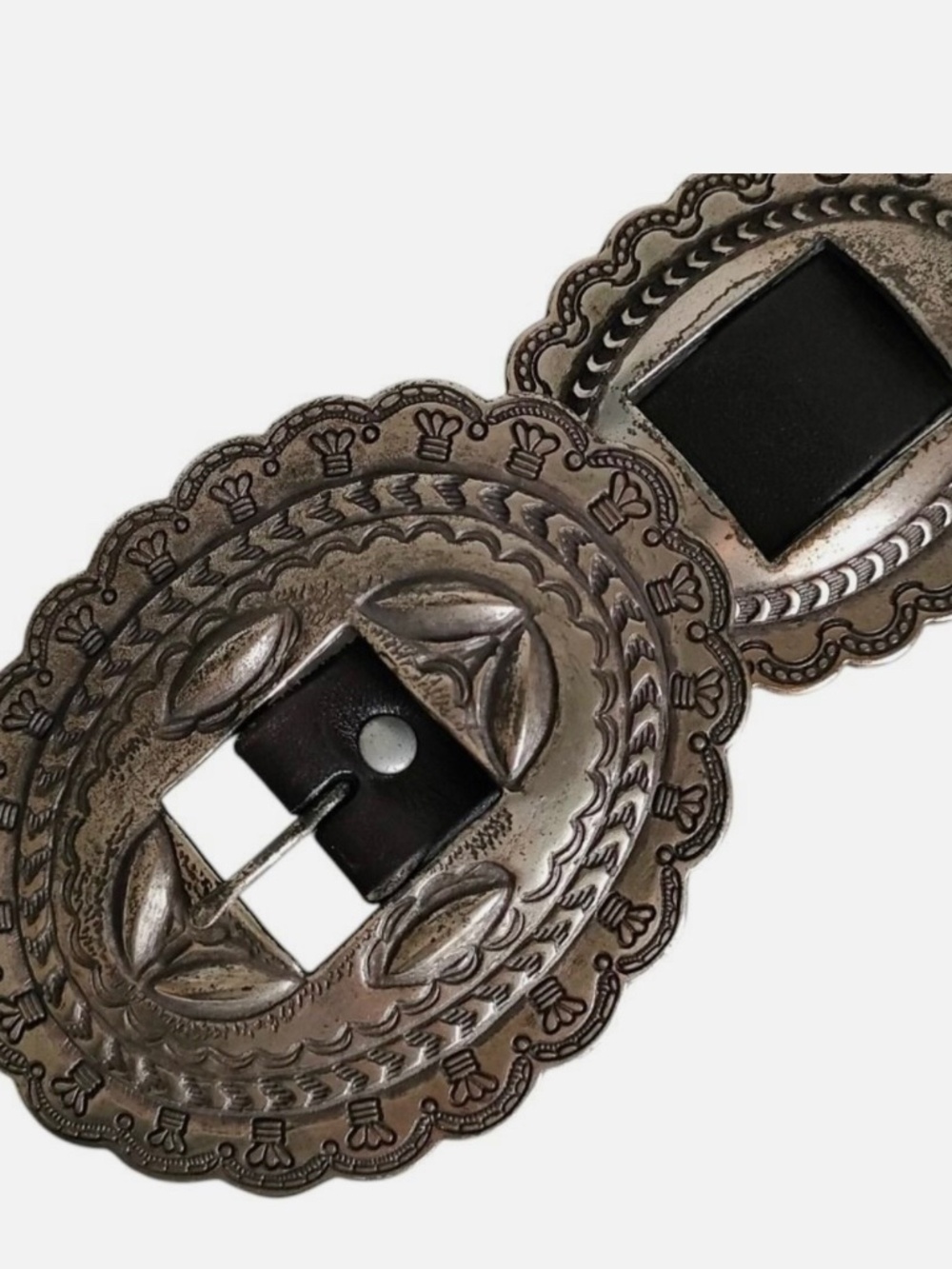 Metal-Accent Leather Belt Save Ralph Lauren